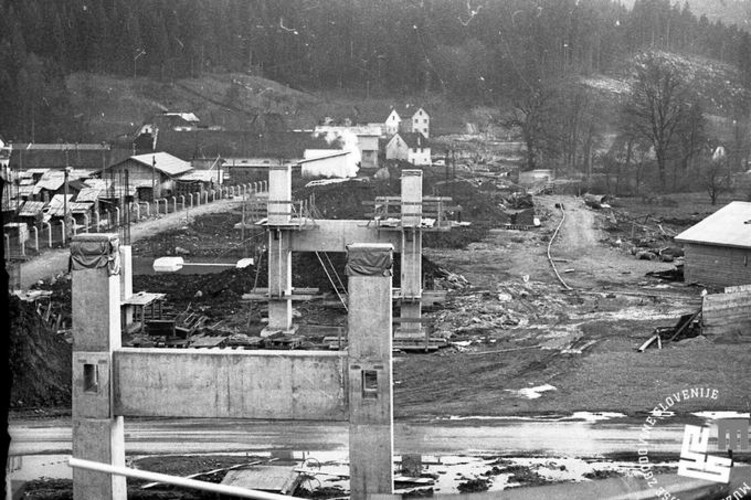 Viadukt Ravbarkomanda nekoč