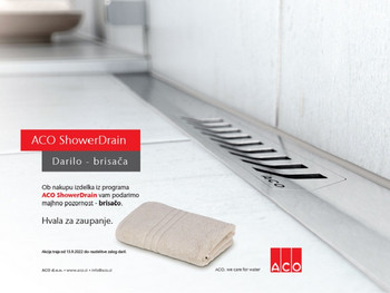 ACO ShowerDrain Brisaca