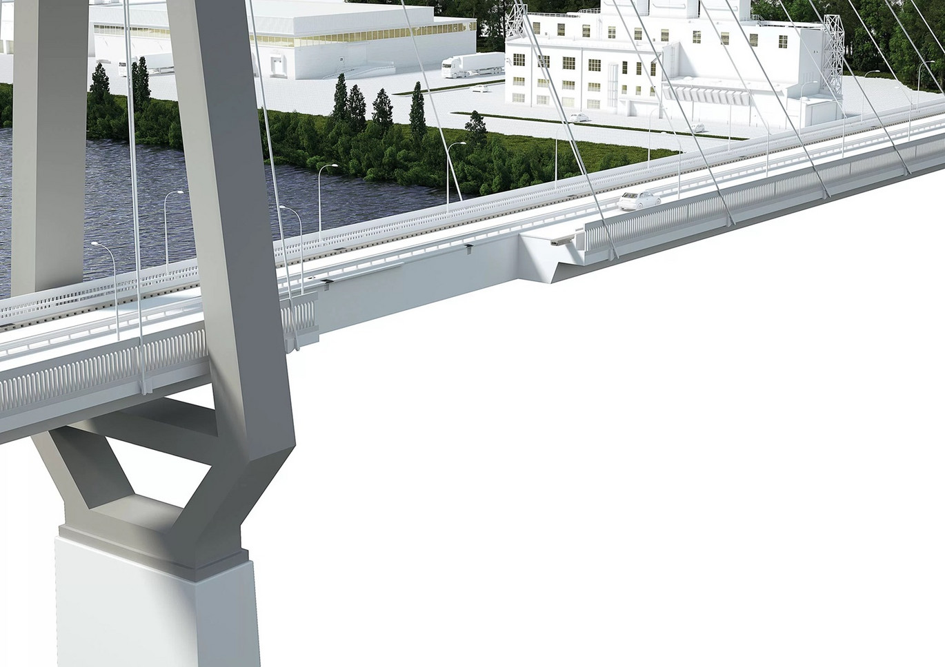ACO KerbDrain Bridge področja vgradnje