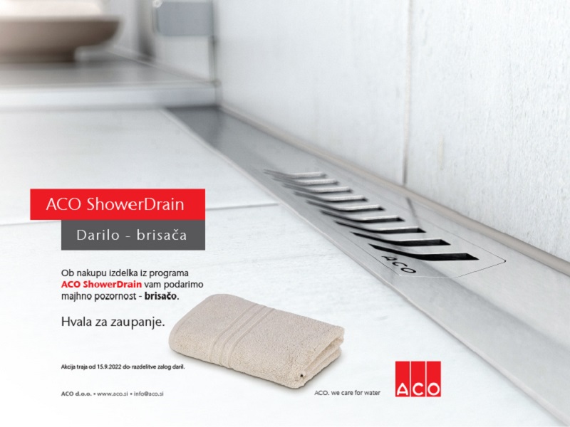 ACO ShowerDrain Brisaca