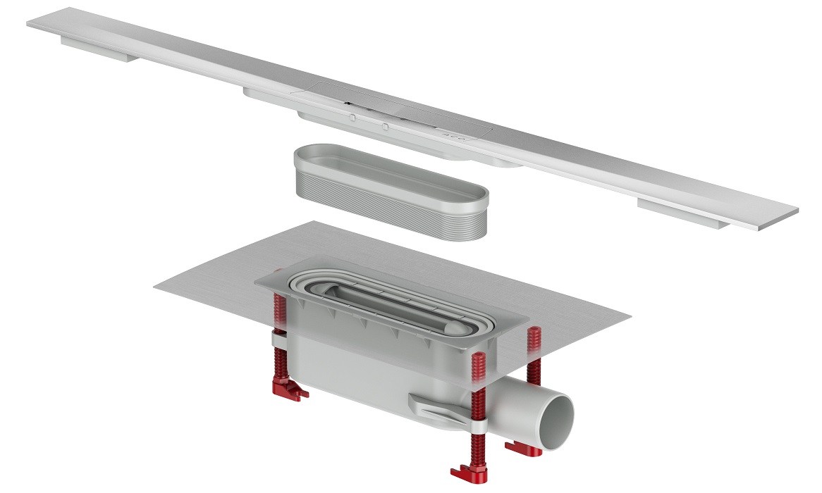 ACO ShowerDrain S+ enostavna vgradnja