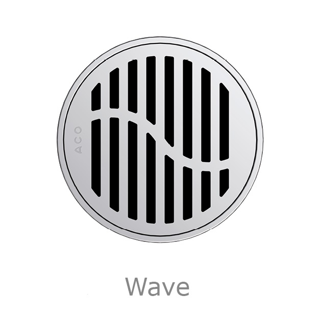 Produktbild-ACO-Badablauf-Easyflow-Designrost-Wave-rund