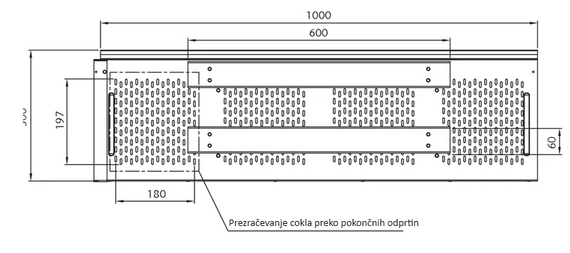 Sockelrinne informacije o izdelku prezračevanje aco gradbena konstrukcija