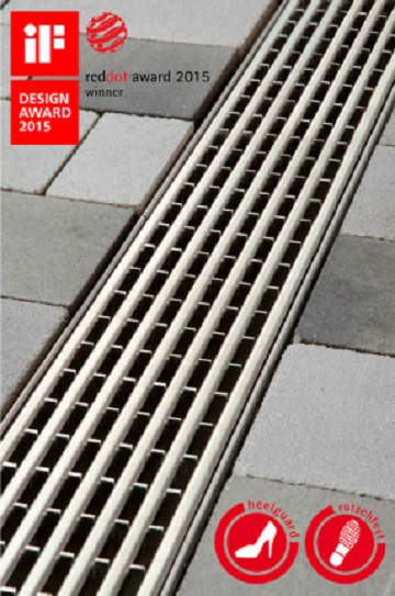 Drainlock Vzdolžna profilna rešekta