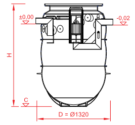 Oleopator P Dimenzije